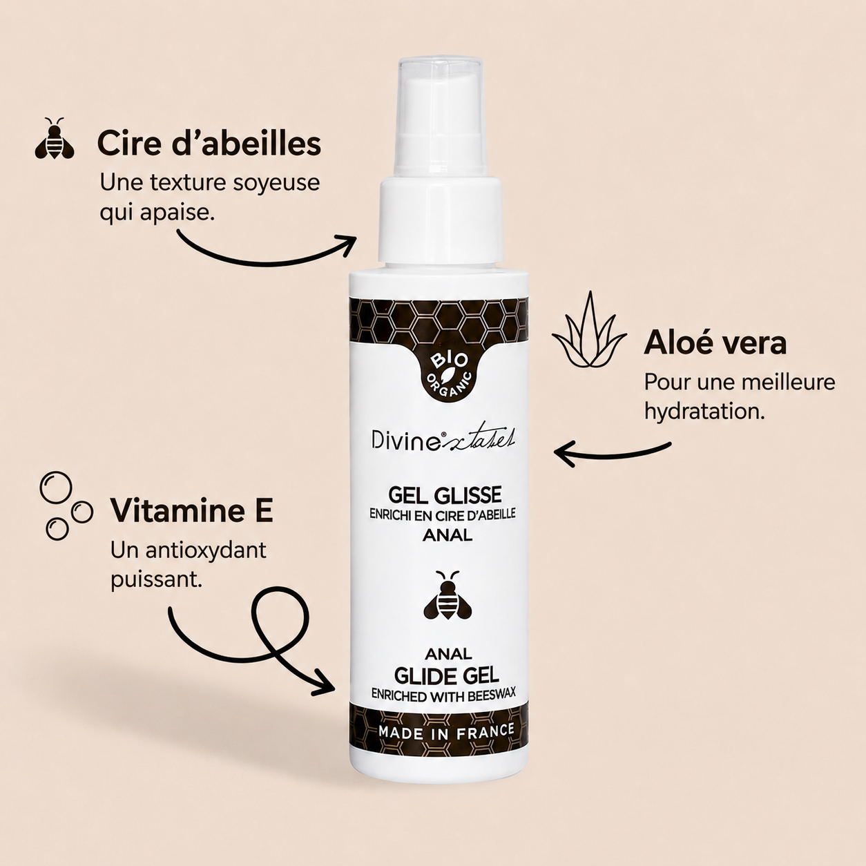 LUBRIFIANT ANAL BIO (texture plus épaisse)
