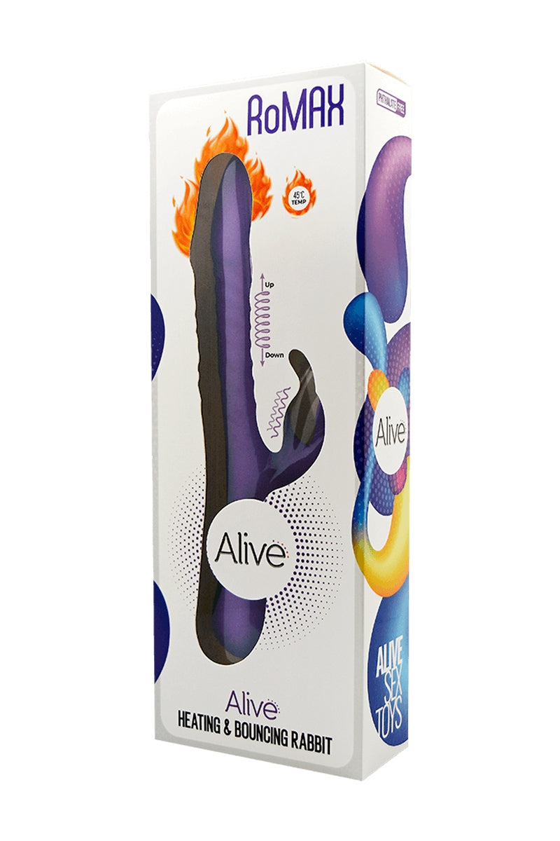 Romax – Le Vibro Rabbit Chauffant à Va-et-Vient